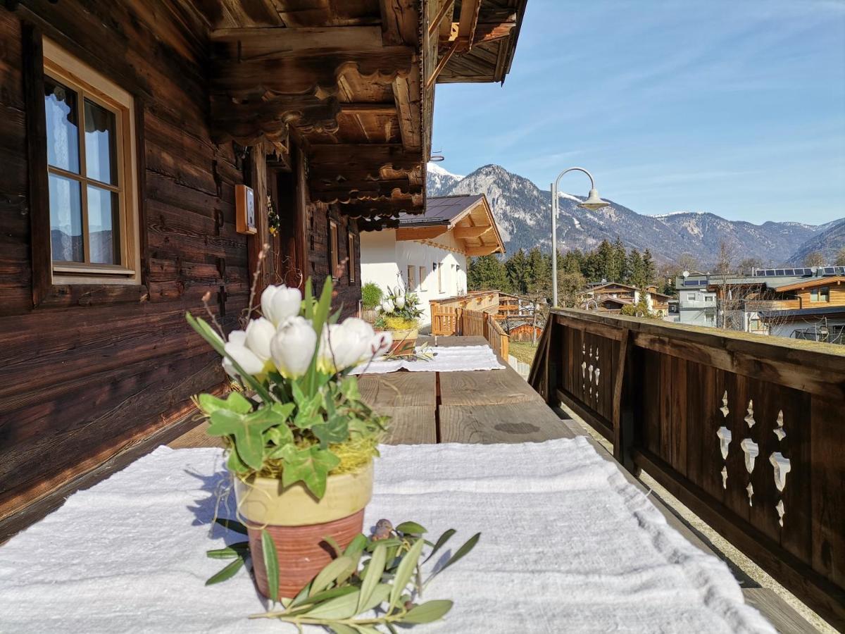 Ferienhaus Weberhof Reith im Alpbachtal Exteriör bild